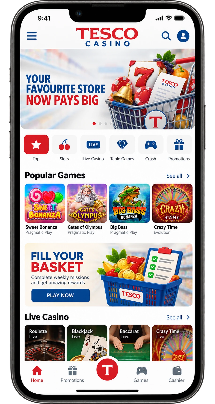 Tesco Casino App